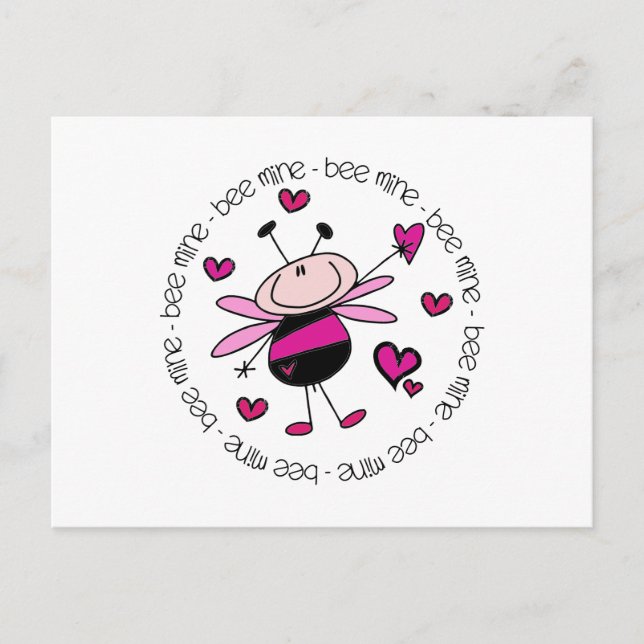 Cartes Pour Fêtes Annuelles Abee Mine Valentine (Devant)