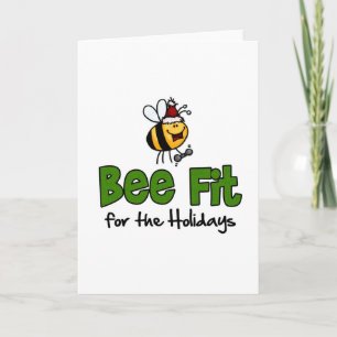 Cartes Pour Fêtes Annuelles Abeille adaptée pour les vacances