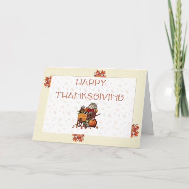 Cartes Pour Fêtes Annuelles Abondance (Devant)