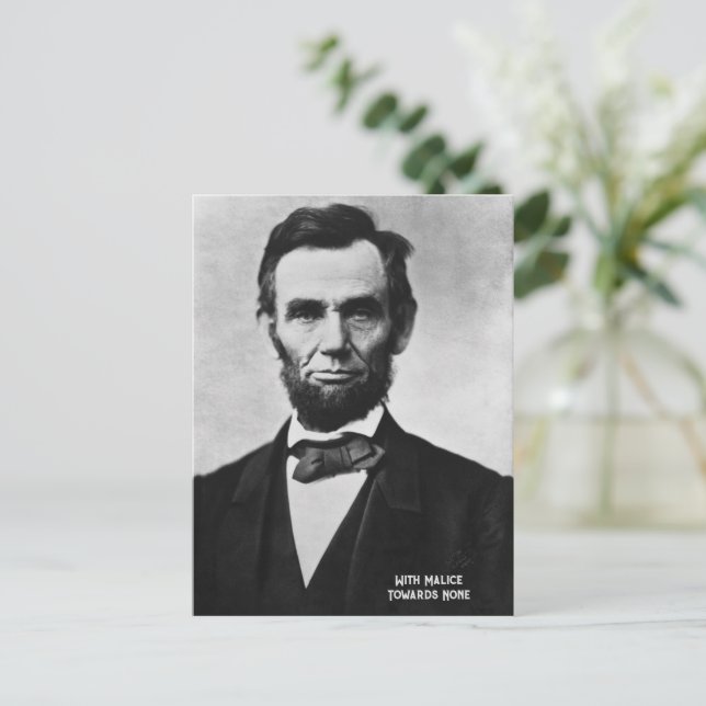 Cartes Pour Fêtes Annuelles Abraham Lincoln - Avec Malice Vers Aucun (Debout devant)