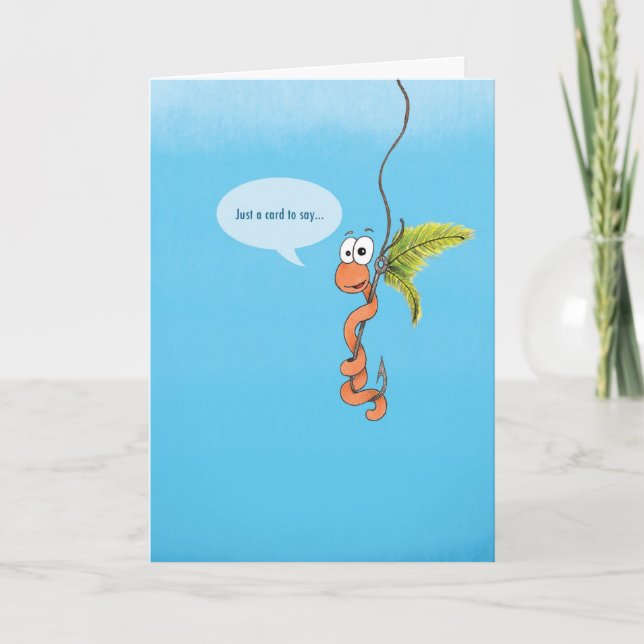 Cartes Pour Fêtes Annuelles Accroché sur vous (Devant)