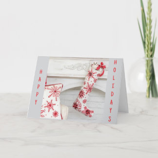 CARTES POUR FÊTES ANNUELLES ACCROCHEZ LE BAS REMPLI D'ESPOIR DE "JOIE"