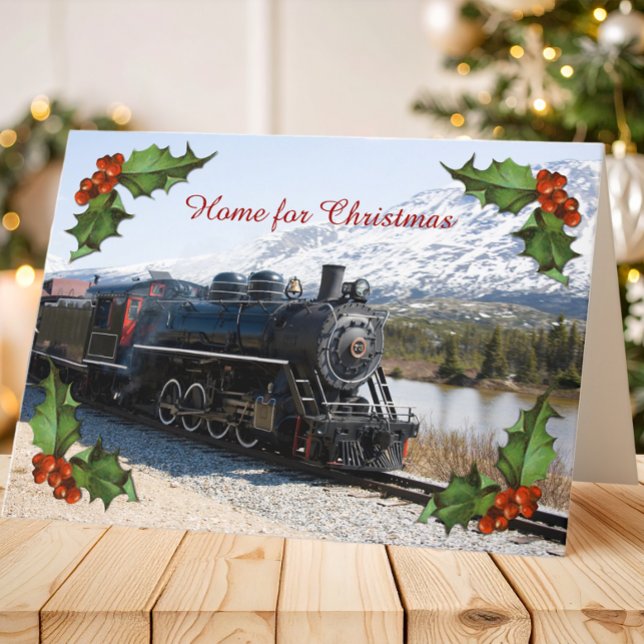 Cartes Pour Fêtes Annuelles Accueil sur le Train pour les Fêtes (Créateur téléchargé)