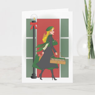 Cartes Pour Fêtes Annuelles Achats de Noël dans la ville