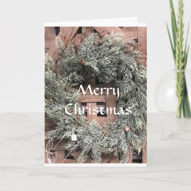 CARTES POUR FÊTES ANNUELLES **ACROSS THE MILES** AT CHRISTMAS HOLIDAY CARD (Devant)