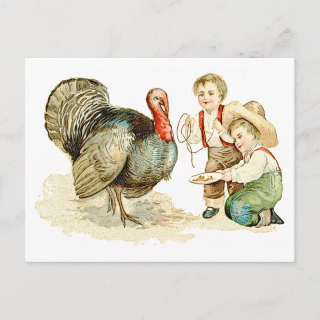 Cartes Pour Fêtes Annuelles Action de grâces (Devant)