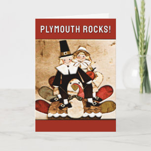 Cartes Pour Fêtes Annuelles Action de grâces mignonne