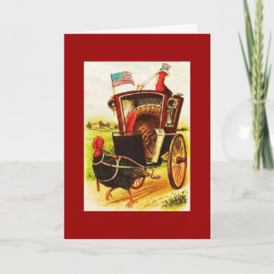 Cartes Pour Fêtes Annuelles Action de grâces vintage