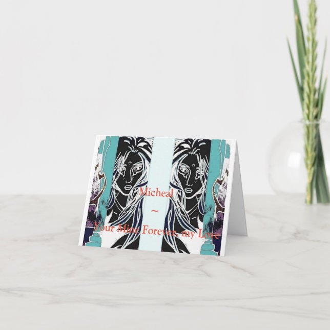 Cartes Pour Fêtes Annuelles Ado à teinte noire (Devant)