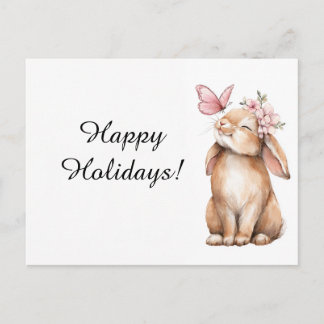 Cartes Pour Fêtes Annuelles Adorable Easter a cute bunny