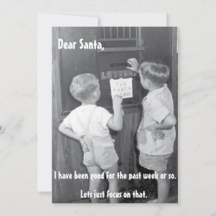 Cartes Pour Fêtes Annuelles Adorable et drôle vintage Noël salutation