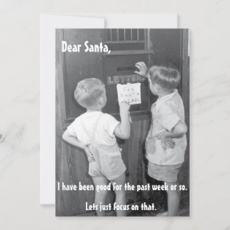 Cartes Pour Fêtes Annuelles Adorable et drôle vintage Noël salutation