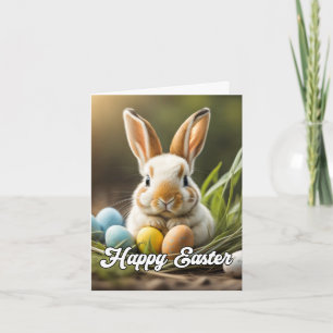 Cartes Pour Fêtes Annuelles Adorable Joyeux Lapin De Pâques