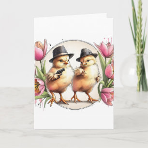 Cartes Pour Fêtes Annuelles Adorable Vintage Élevards de Pâques