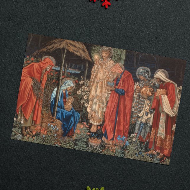 Cartes Pour Fêtes Annuelles Adoration de la Magi (Créateur téléchargé)