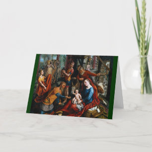 Cartes Pour Fêtes Annuelles Adoration de Noël sacré de Magi