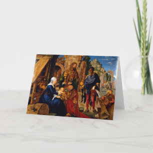 Cartes Pour Fêtes Annuelles Adoration des Mages par Albrecht Dürer, 1504AD