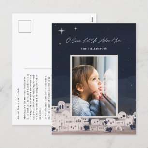 Cartes Pour Fêtes Annuelles Adore-Le Bethléem Noël religieux