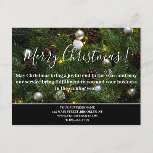Cartes Pour Fêtes Annuelles Affaires de Noël personnalisées