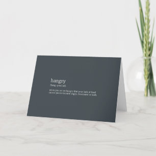 Cartes Pour Fêtes Annuelles Affamé