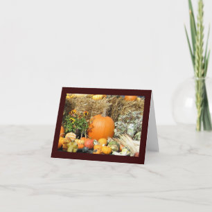 Cartes Pour Fêtes Annuelles Affichage de thanksgiving