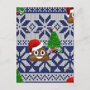 Cartes Pour Fêtes Annuelles affreux pull-over de Noël émoji