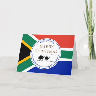 Cartes Pour Fêtes Annuelles AFRIQUE DU SUD Trois Sages Écritures NOËL