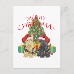 Cartes Pour Fêtes Annuelles Aide de Santas