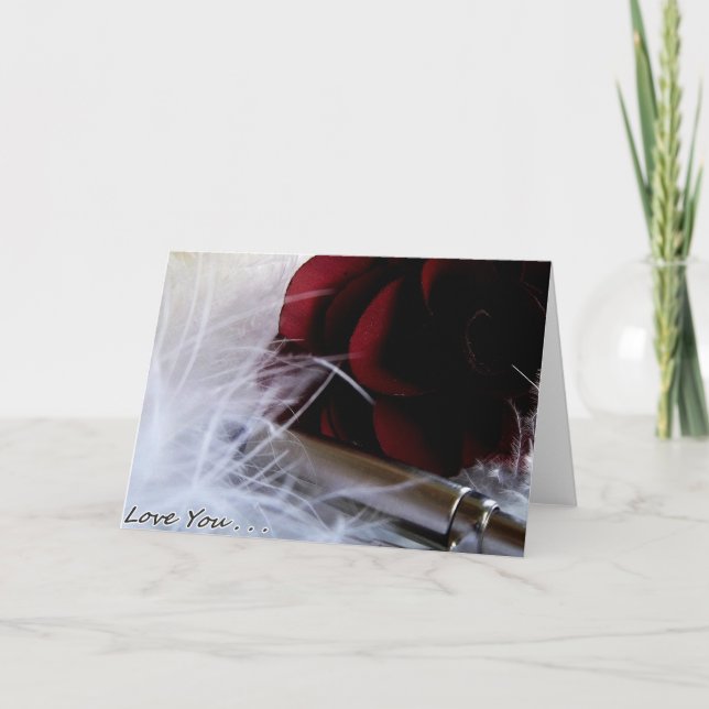 Cartes Pour Fêtes Annuelles Aimez-vous (Devant)