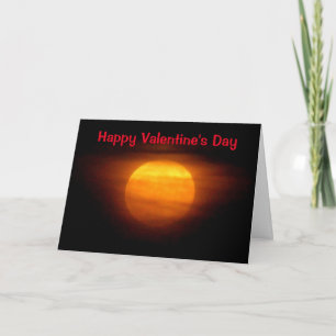 Cartes Pour Fêtes Annuelles Aimez-vous à la lune et au Valentine arrière