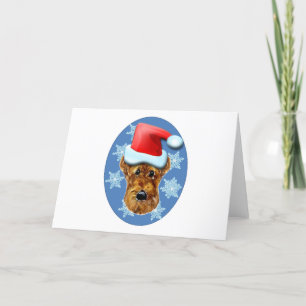CARTES POUR FÊTES ANNUELLES AIREDALE TERRIER