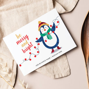 Cartes Pour Fêtes Annuelles Ajouter le logo de l'entreprise Noël de l'employé