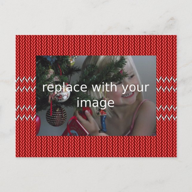Cartes Pour Fêtes Annuelles Ajoutez votre propre photo Christmas Sweat (Devant)