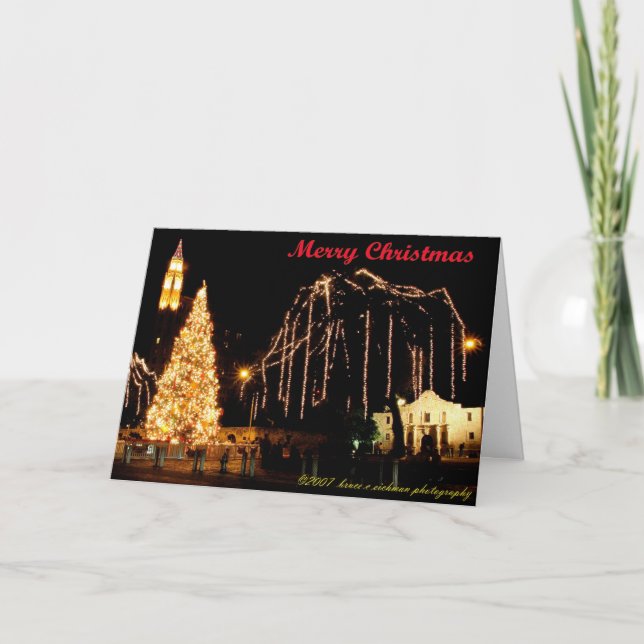 Cartes Pour Fêtes Annuelles Alamo Vacances (Devant)