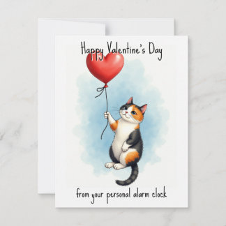 Cartes Pour Fêtes Annuelles 💘🐈Alarmed by Love