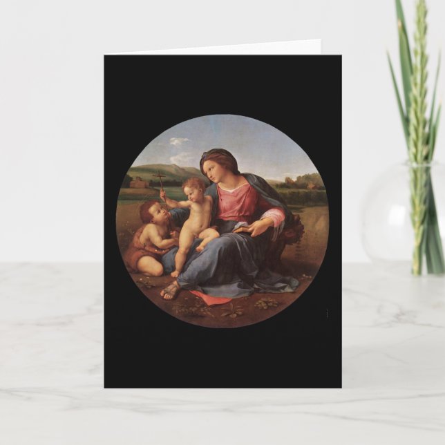 Cartes Pour Fêtes Annuelles Alba Madonna (Devant)