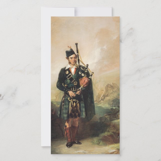 Cartes Pour Fêtes Annuelles Alexander Johnston - Piper To Queen Victoria (Devant)