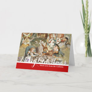 Cartes Pour Fêtes Annuelles Alice au pays des merveilles
