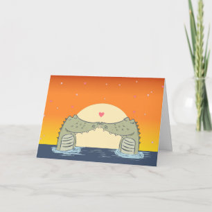 Cartes Pour Fêtes Annuelles Alligators dans Love Valentines