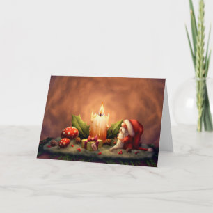 Cartes Pour Fêtes Annuelles Allumer une bougie