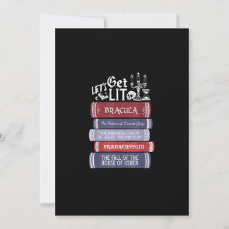 Cartes Pour Fêtes Annuelles Allumons les lumières - Amateur de livres d'horreu