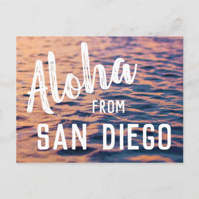 Cartes Pour Fêtes Annuelles Aloha De San Diego4 (Devant)