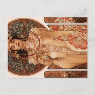 Cartes Pour Fêtes Annuelles Alphonse Mucha