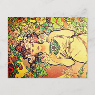Cartes Pour Fêtes Annuelles Alphonse Mucha