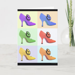 Cartes Pour Fêtes Annuelles Amant Valentine de chaussure