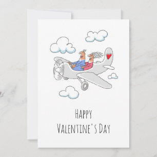 Cartes Pour Fêtes Annuelles Amateurs de coeur rouge Heureuse Sainte-Valentin A
