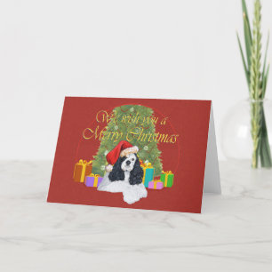 Cartes Pour Fêtes Annuelles American Cocker Spaniel Noël