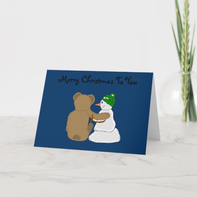Cartes Pour Fêtes Annuelles Amis (Devant)