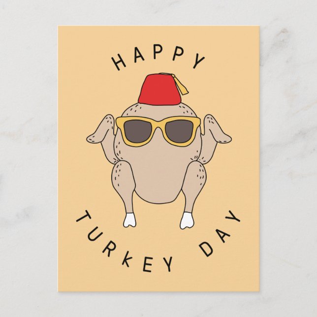 Cartes Pour Fêtes Annuelles AMIS™ | Bonne fête de la Turquie (Devant)
