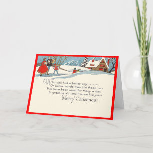 Cartes Pour Fêtes Annuelles Amis de Noël